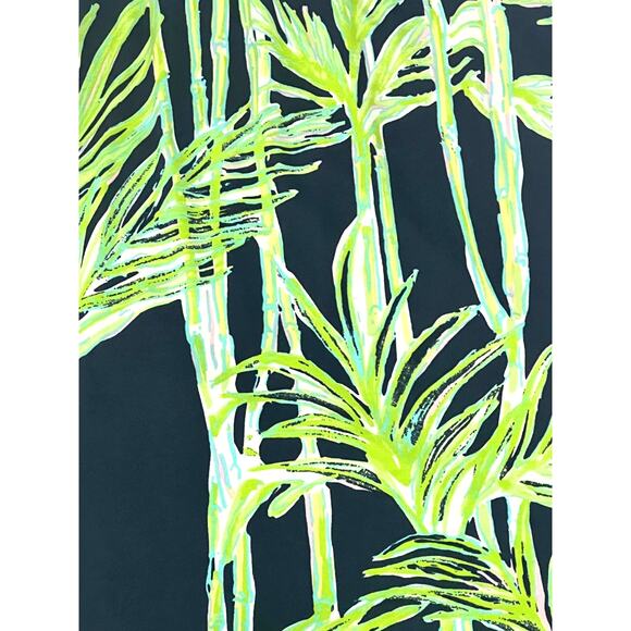 Lilly Pulitzer Lara Navy Big Bam Gold Chain Dress M - Picture 4 of 5